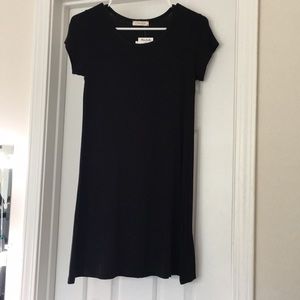 NWT Black t-shirt dress